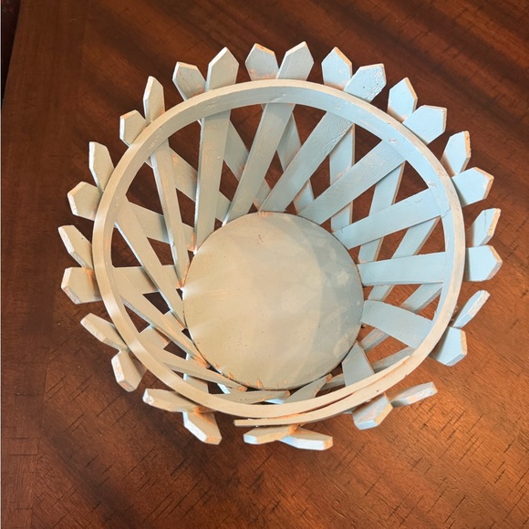 Rustic Cottagecore Wooden Planter Basket handmade grandmacore garden - Picture 8 of 8